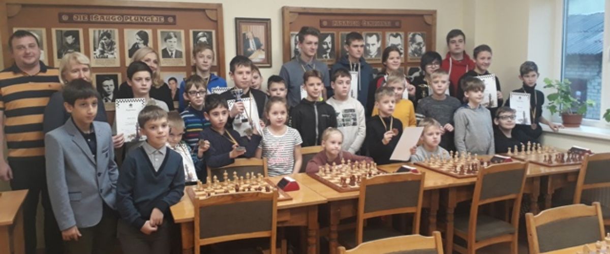 Plungės jaunių šachmatų maratono pirmasis etapas