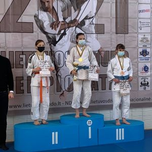 Dziudo čempionate iškovoti 5 medaliai