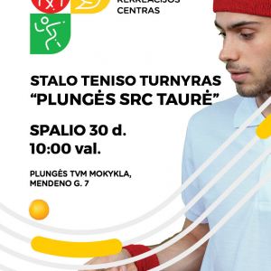 Kviečiame dalyvauti stalo teniso turnyre
