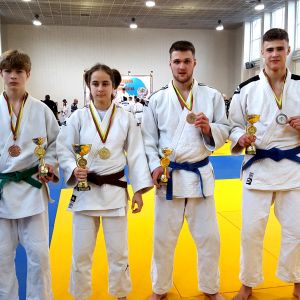 Dziudo čempionate iškovoti keturi medaliai