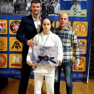 Lietuvos suaugusiųjų dziudo čempionate plungiškiai iškovojo keturis medalius