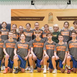 Plungėje – „Atskleisk talentą“ treniruotės jauniesiems krepšininkams