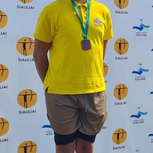 Iškovotas medalis irklavimo čempionate