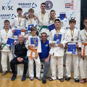 Tarptautiniame dziudo čempionate iškovota 17 medalių