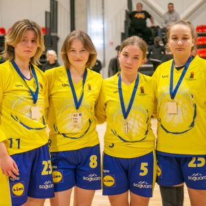 Plungės SRC merginų komandai, debiutiniame MKL-BERGO 3x3 - trečioji vieta