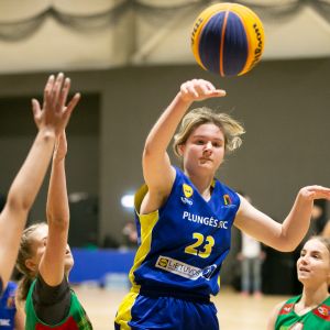 Plungės SRC merginų komandai, debiutiniame MKL-BERGO 3x3 - trečioji vieta