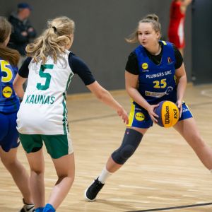 Plungės SRC merginų komandai, debiutiniame MKL-BERGO 3x3 - trečioji vieta