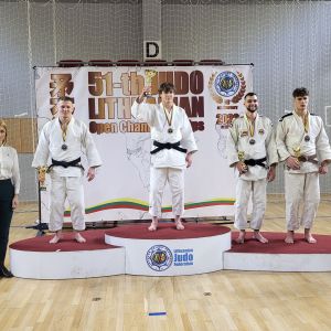 Lietuvos atvirąjame dziudo čempionate plungiškiai iškovojo du medalius