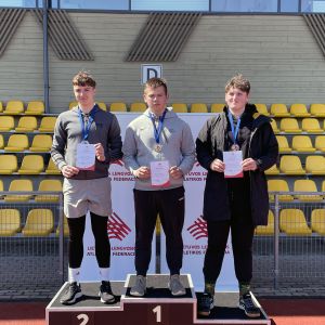 Lietuvos ilgų metimų čempionate iškovoti du medaliai
