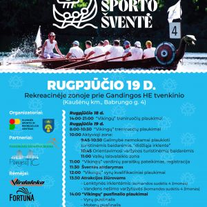 Vandens sporto šventė 2023 / Programa