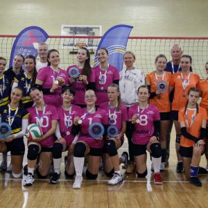 Merginų tinklinio turnyre nugalėjo Mažeikių TK „Skraiduolis