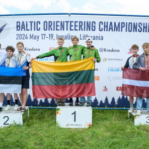 Baltijos šalių čempionate iškovotas medalis