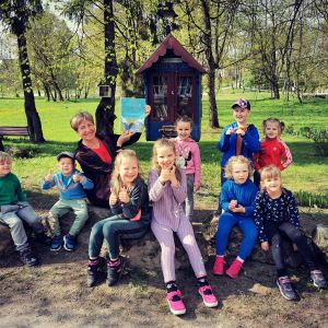 Darželinukų žygiai po Plungės parką
