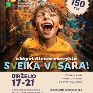 Stovykla 7-10 metų vaikams