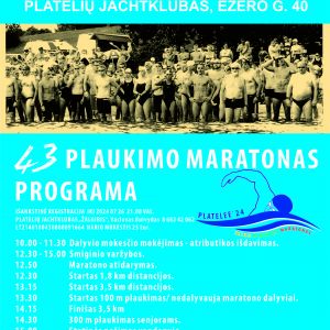 43-asis plaukimo maratonas ,,PLATELEE 2024“