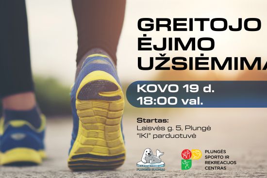 Greitijo ėjimo užsiėmimai