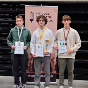 Iš Lietuvos šachmatų čempionato – su bronza