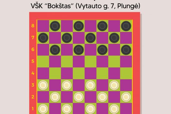 Vaikų šaškių turnyras