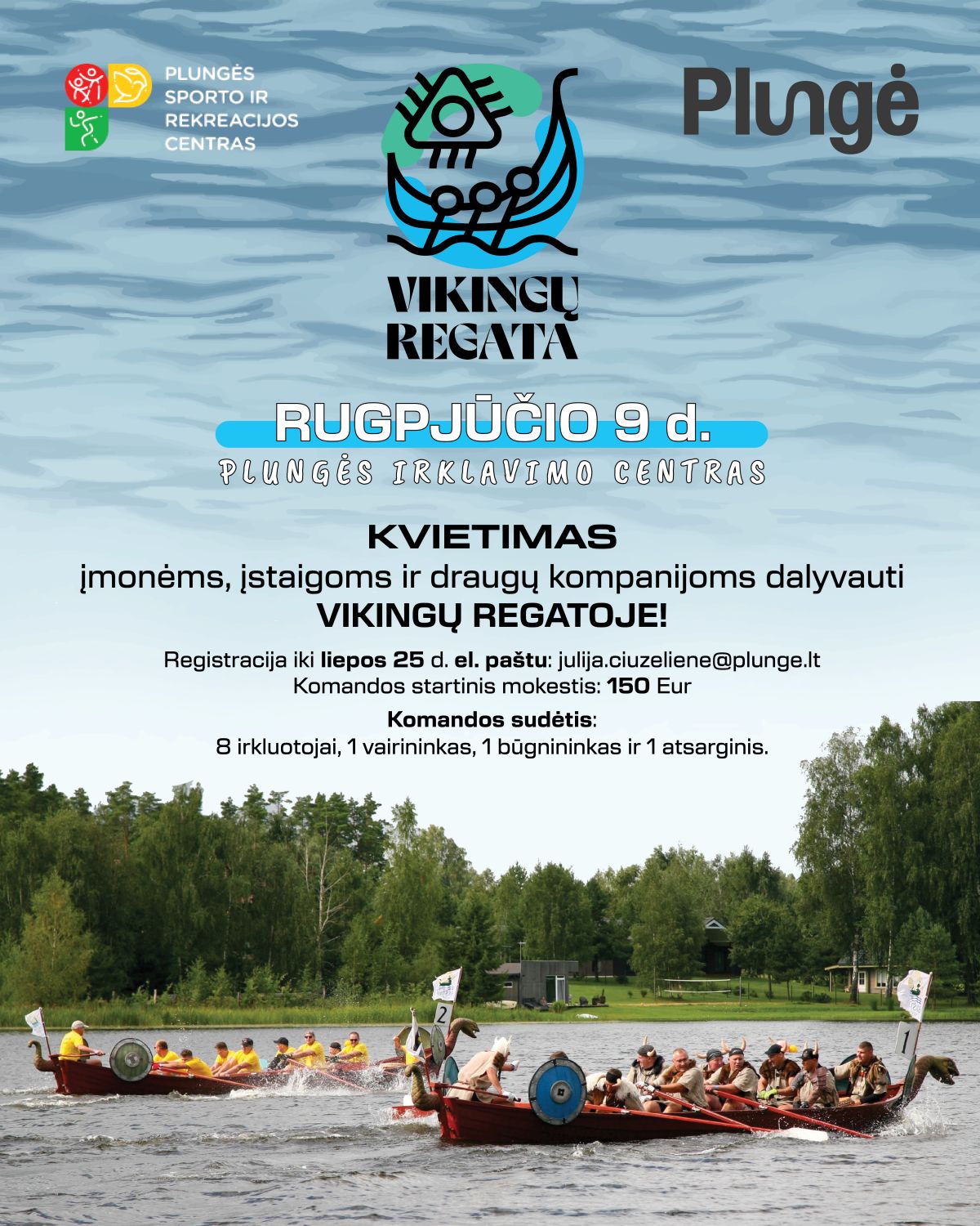 Vikingų regata 2025 (Vandens sporto šventė)