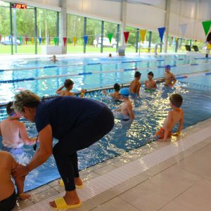 Plungės sporto arenoje prasidėjo plaukimo pamokos antrokams 5