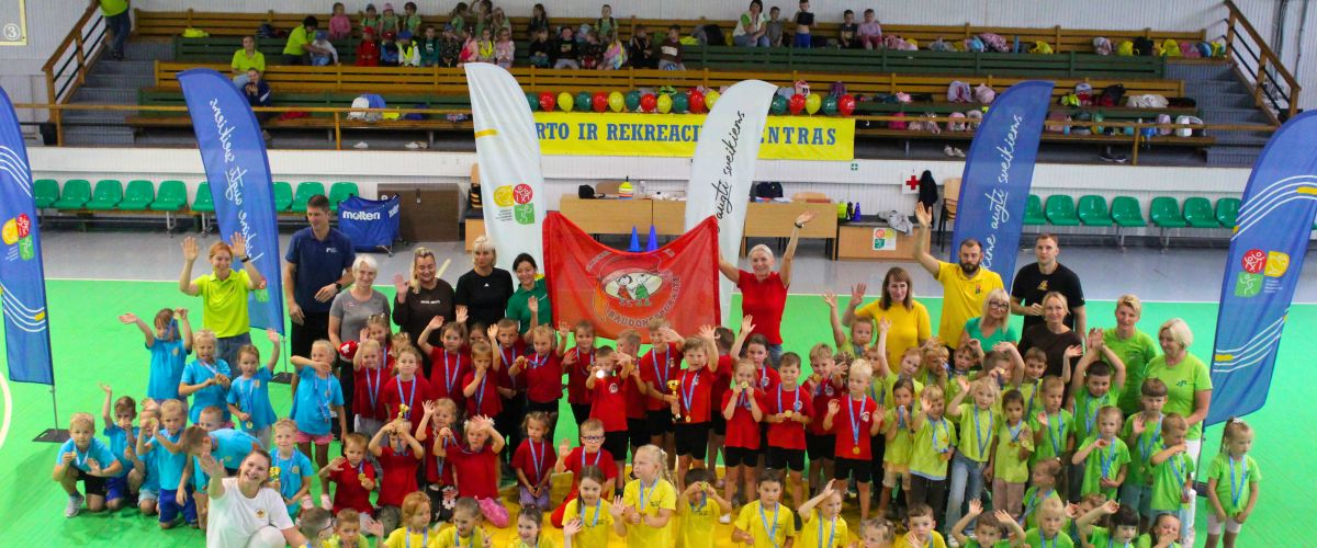 Plungėje startavo pirmoji darželinukų krepšinio lyga
