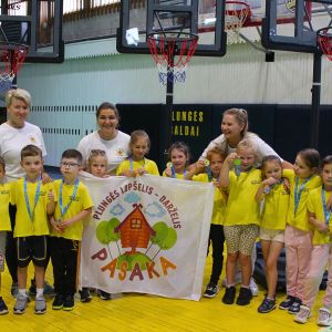 Plungėje startavo pirmoji darželinukų krepšinio lyga 11