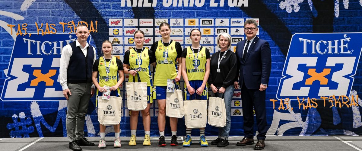 Plungės SRC merginoms 3x3 čempionato bronza