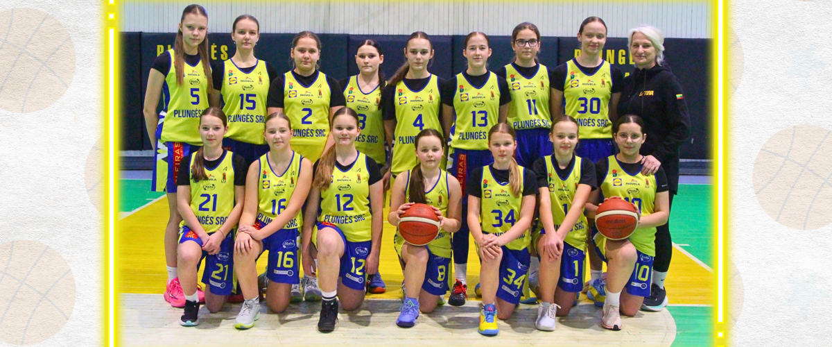 Plungės SRC mergaičių krepšinio komanda – MKL U14 čempionato B diviziono finale
