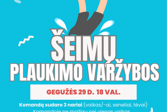 Šeimų plaukimo varžybos