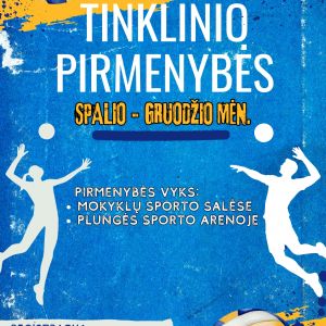 Salės tinklinio pirmenybės 1