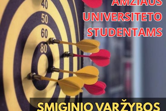 Trečiojo amžiaus universiteto bendruomenės smiginio varžybos