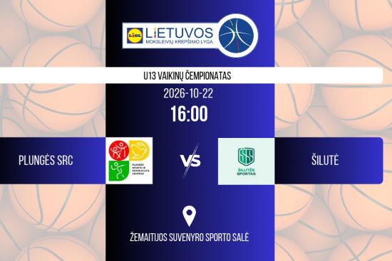 MKL U13 PLUNGĖS SRC - ŠILUTĖ