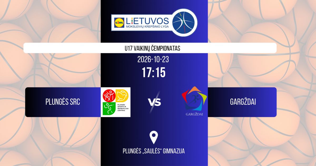 MKL U17 PLUNGĖS SRC - GARGŽDAI